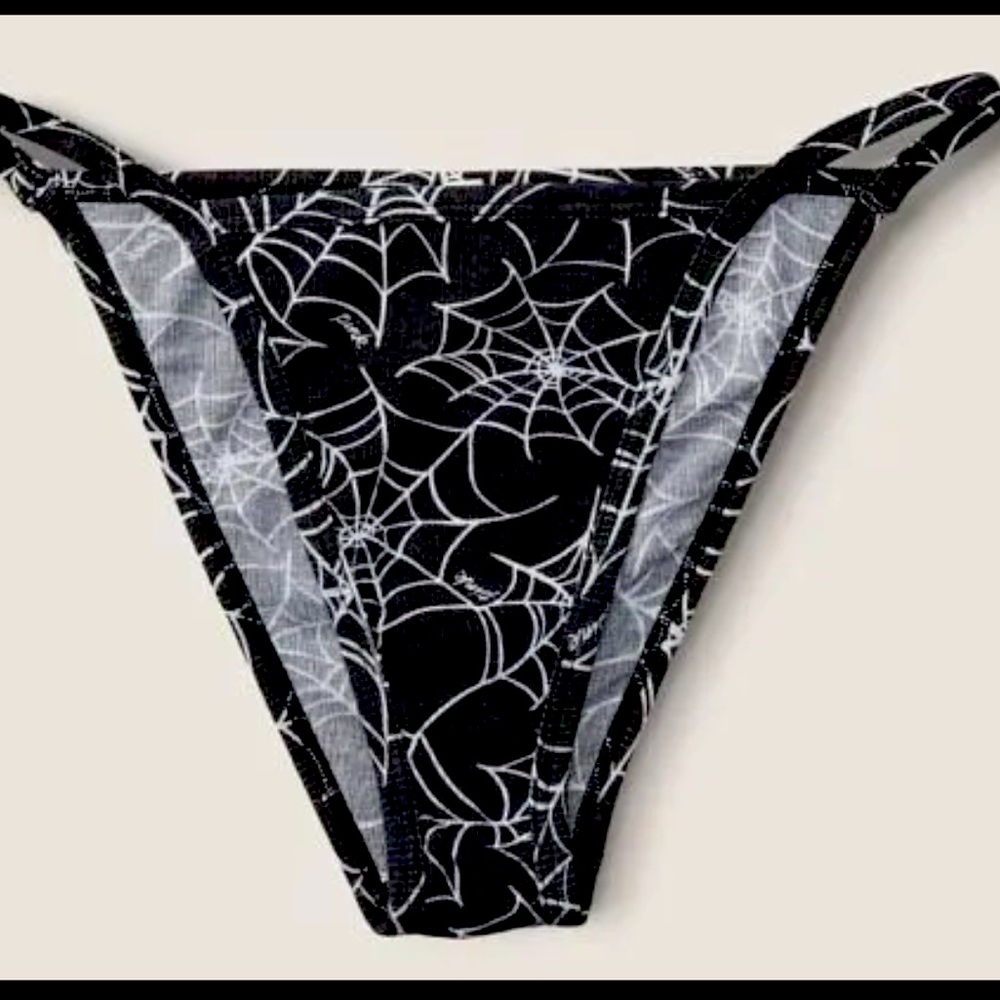 PINK Sexy Halloween Spider Webs 🕸️ Bikini XXL NWT